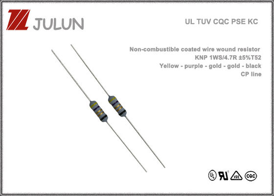 Не горючий покрытый резистор 125V 250V раны провода для электропитания